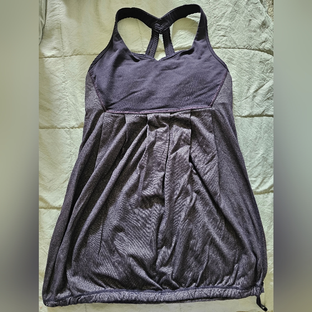 Lululemon racerback tank, purple size 4